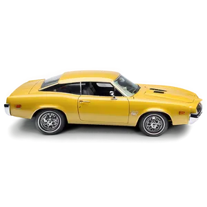 Yellow Car Top View PNG 06292024 PNG