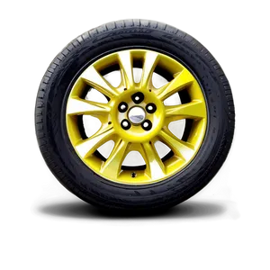 Yellow Car Wheel Png 87 PNG image