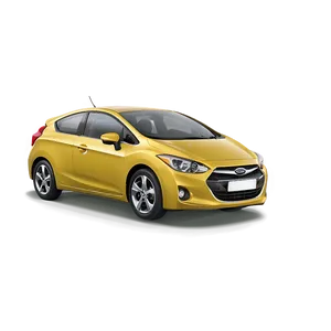 Yellow Car With Sunroof PNG Wje PNG
