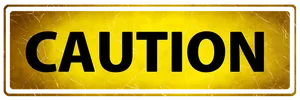 Yellow Caution Sign