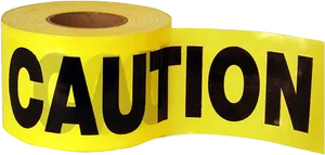 Yellow Caution Tape Roll PNG image