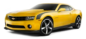 Yellow Chevrolet Camaro Sports Car
