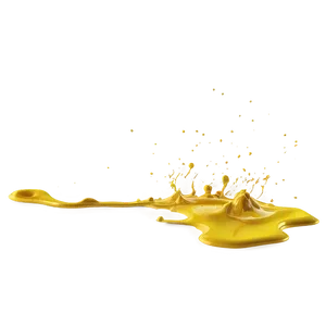 Yellow Color Splash PNG Yeu