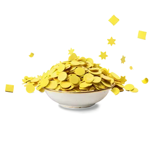 Yellow Confetti Png Sjd PNG image