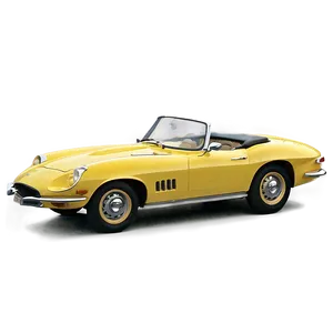 Yellow Convertible Car PNG 73 PNG