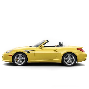 Yellow Convertible Car PNG Lis3 PNG