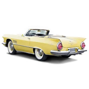 Yellow Convertible Car PNG Uyq PNG