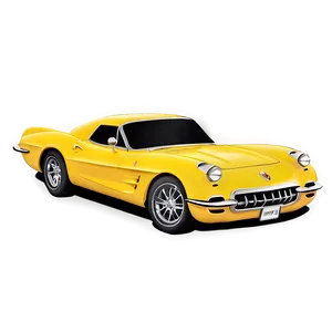 Yellow Corvette PNG Tgt24 PNG