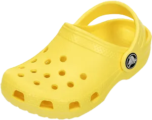 Yellow Croc Sandal Single
