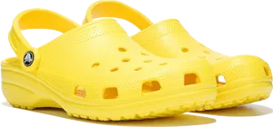 Yellow Crocs Classic Clogs