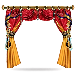 Yellow Curtains Png 26 PNG image