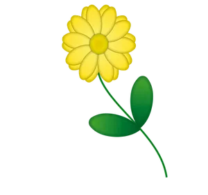 Yellow Daisy Illustration