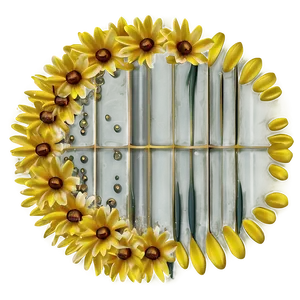 Yellow Daisy Minimalist Design PNG Sbe66 PNG