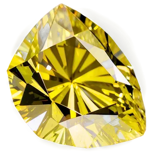 Yellow Diamond Close-up PNG 50