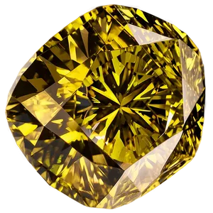 Yellow Diamond In 3d PNG 88 PNG