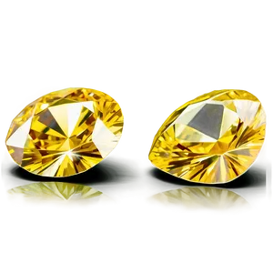 Yellow Diamond In Golden Light PNG Nqr