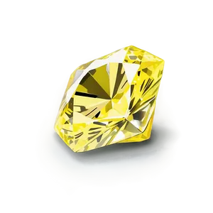 Yellow Diamond In Prong Setting PNG Uqd PNG