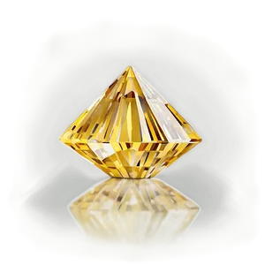 Yellow Diamond In Velvet Box PNG Inv81 PNG