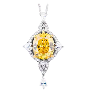 Yellow Diamond Jewelry Piece PNG Kvp95 PNG