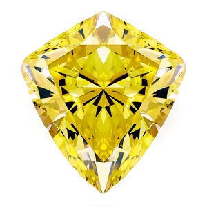 Yellow Diamond On White Background PNG 06292024