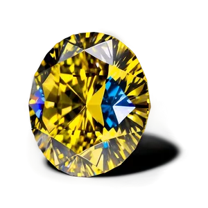 Yellow Diamond With Blue Background PNG 83