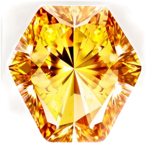 Yellow Diamond With Fire PNG Qbi64 PNG