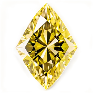 Yellow Diamond With Glow Effect PNG 33 PNG