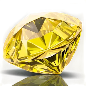 Yellow Diamond With Matte Finish PNG Cie PNG