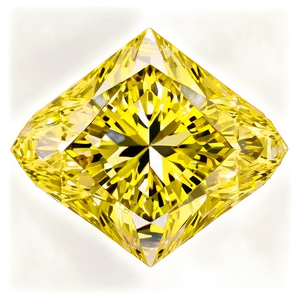 Yellow Diamond With Matte Finish PNG Umb6 PNG
