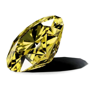 Yellow Diamond With Vintage Look PNG 9