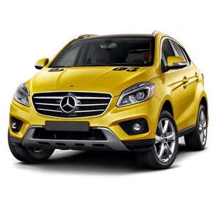 Yellow Family Car PNG 94