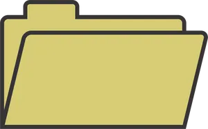 Yellow File Folder Icon PNG