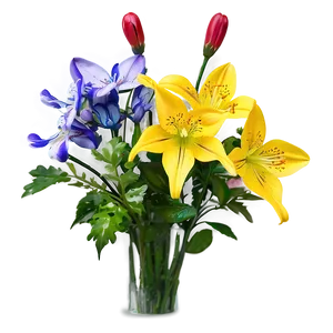 Yellow Flower Arrangement PNG Cil1 PNG