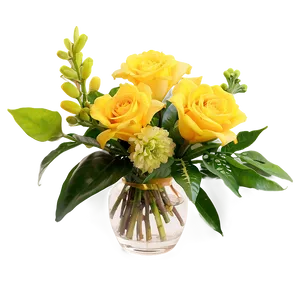 Yellow Flower Arrangement PNG Lov PNG