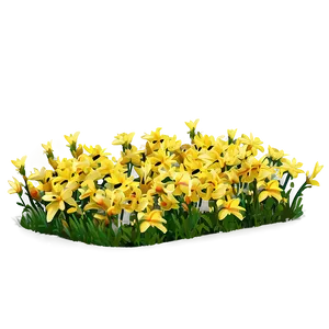 Yellow Flower Field Png 20 PNG image