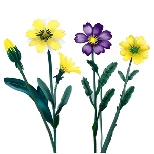 Yellow Flower Wallpaper PNG 06122024 PNG