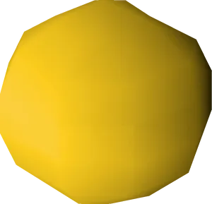 Yellow Geometric Shape3 D Rendering PNG image