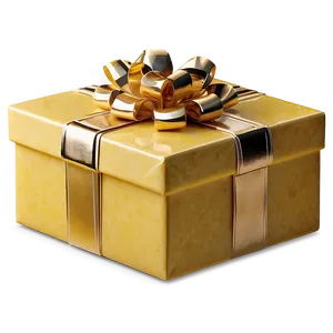 Yellow Gift Box PNG 05252024 PNG
