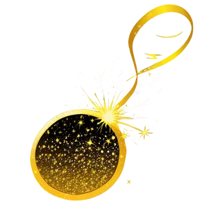 Yellow Glitter Sun Png 05032024 PNG image