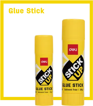Yellow Glue Sticks Deli Brand