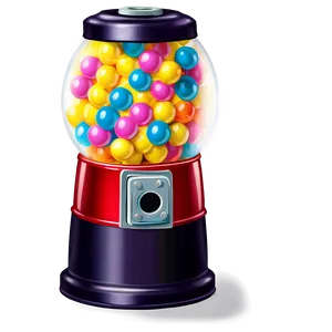 Yellow Gumball Machine Png Amk PNG image