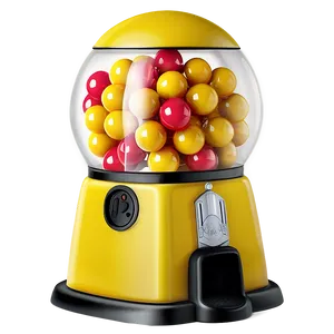 Yellow Gumball Machine Png Oxk PNG image