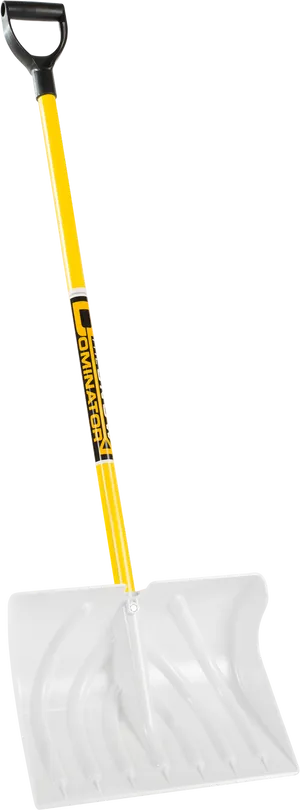 Yellow Handled Snow Shovel PNG image