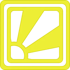 Yellow Hazard Symbol PNG image