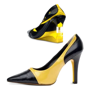 Yellow High Heels PNG Upp