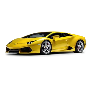 Yellow Lamborghini PNG 14
