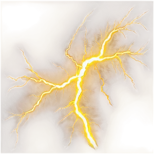 Yellow Lightning Arc PNG Emq83 PNG