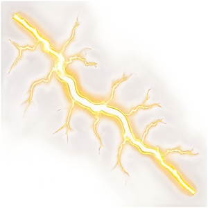 Yellow Lightning Energy Png 06132024 PNG image