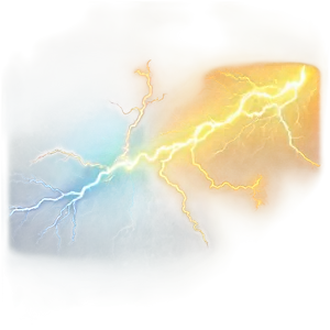 Yellow Lightning Explosion PNG 49