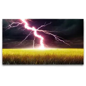 Yellow Lightning Field PNG 06132024